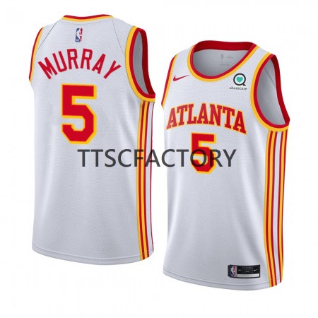 Dres Atlanta Hawks Dejounte Murray 5 Nike 2022-23 Association Edition Bijela Swingman - Muške Dres Atlanta Hawks Dejounte Murray 5 Nike 2022-23 Association Edition Bijela Swingman - Muške